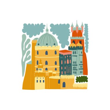 Çiçek ve gezgin soyut elementler. Botanik kompozisyonu. Modern trend Matisse minimal tarzı. Çiçek posteri, dönüm noktası. Tebrik kartı veya davet tasarımı için vektör düzenlemeleri