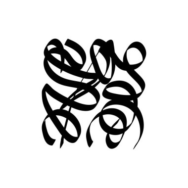 El çizimi karalama vektörü. Karalama, mürekkep fırçası şekilleri, rastgele kaotik çizgiler. Kömür kalem kıvrımları, kıvrımlar, geniş çizgiler. Siyah kalem çizimleri, çizimler. Beyaz arkaplanda izole edilmiş ögeleri kaydır.