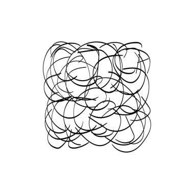 El çizimi karalama vektörü. Karalama, mürekkep fırçası şekilleri, rastgele kaotik çizgiler. Kömür kalem kıvrımları, kıvrımlar, geniş çizgiler. Siyah kalem çizimleri, çizimler. Beyaz arkaplanda izole edilmiş ögeleri kaydır.