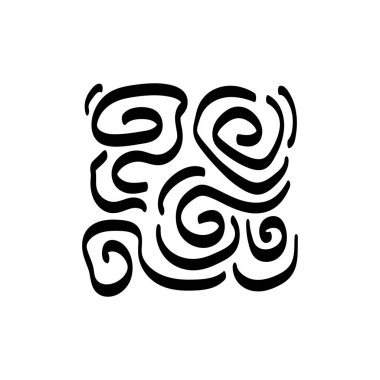 El çizimi karalama vektörü. Karalama, mürekkep fırçası şekilleri, rastgele kaotik çizgiler. Kömür kalem kıvrımları, kıvrımlar, geniş çizgiler. Siyah kalem çizimleri, çizimler. Beyaz arkaplanda izole edilmiş ögeleri kaydır.