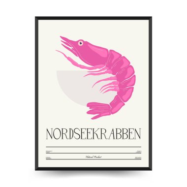 Soyut gıda posterleri şablonu. Modern trend Matisse minimal tarzı. Mutfak ve restoran dekorasyonu. Duvar kağıdı, duvar dekoru, baskı, kartpostal, kapak, şablon, pankart için el çizimi tasarımı.