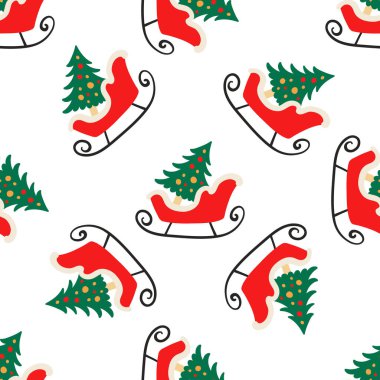 Noel ve yeni yılınız kutlu olsun. Moda modası. Vektör tasarım şablonu.