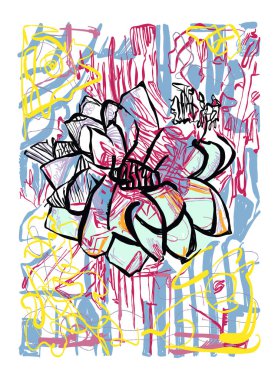 Soyut estetik posterler şablon şeklinde. Modern Moda Matisse Boyama Sanatı. Müze dekoru, sergi sanatı, grunge, çizgi sanatı, çizim, karalama, keçeli kalem. Duvar dekorasyonu, baskı, kartpostal, kapak, afiş. 