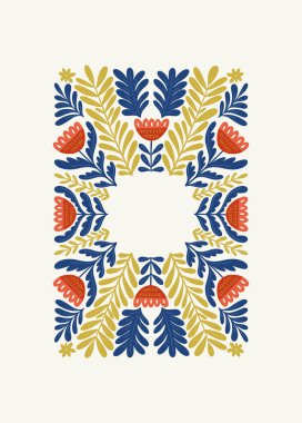Mutlu Noeller ve mutlu yıllar illüstrasyonu. Modern trend Matisse minimal tarzı. Duvar kağıdı, duvar dekoru, baskı, kartpostal, kapak, şablon, pankart için el çizimi tasarımı.