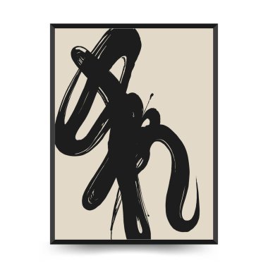 Vücut, kadın ve çiçekli Modern Sanat Posteri. Matisse Soyut Set, Estetik Modern, Boho Dekor, Minimalist, İllüstrasyon, Vector, Poster, Kartpostal. Estetik minimalist tasarım. Vektör illüstrasyonları.