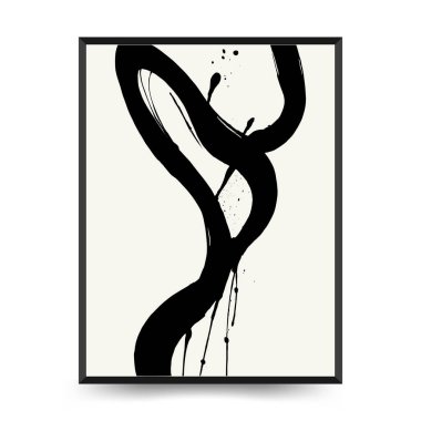 Vücut, kadın ve çiçekli Modern Sanat Posteri. Matisse Soyut Set, Estetik Modern, Boho Dekor, Minimalist, İllüstrasyon, Vector, Poster, Kartpostal. Estetik minimalist tasarım. Vektör illüstrasyonları.