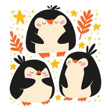 Soyut Çocuk Odası. Modern modaya uygun çocuklar. Duvar kağıdı, duvar dekoru, baskı, kartpostal, kapak, şablon, pankart için el çizimi tasarımı. 