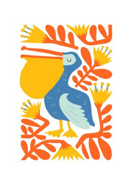 Soyut Çocuk Odası. Modern modaya uygun çocuklar. Duvar kağıdı, duvar dekoru, baskı, kartpostal, kapak, şablon, pankart için el çizimi tasarımı. 