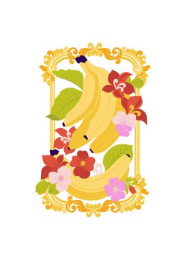 Meyveler soyut elementler. Yiyecek ve sağlıklı kompozisyon. Modern trend Matisse minimal tarzı. Meyve posteri, davet. Tebrik kartı veya davet tasarımı için vektör düzenlemeleri