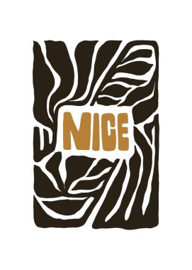 Çiçek soyut elementler. Botanik kompozisyonu. Modern trend Matisse minimal tarzı. Çiçek posteri, davet. Tebrik kartı veya davet tasarımı için vektör düzenlemeleri