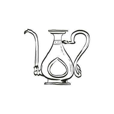 El çizimi la dolce vita klasik karalamalar. Davetiyeler, menüler ve partiler için çizimler. La Dolce vita italyan tarzı. Provence köyünde yaz tatili.