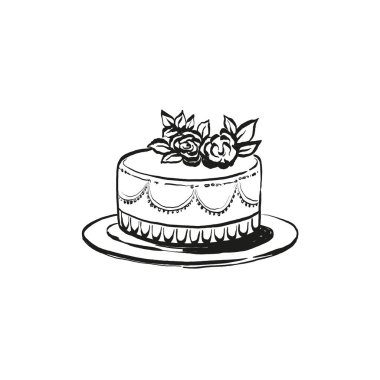 El çizimi la dolce vita klasik karalamalar. Davetiyeler, menüler ve partiler için çizimler. La Dolce vita italyan tarzı. Provence köyünde yaz tatili.