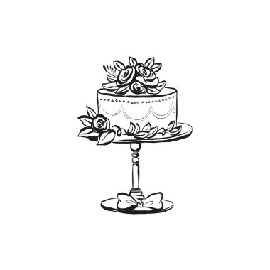 El çizimi la dolce vita klasik karalamalar. Davetiyeler, menüler ve partiler için çizimler. La Dolce vita italyan tarzı. Provence köyünde yaz tatili.