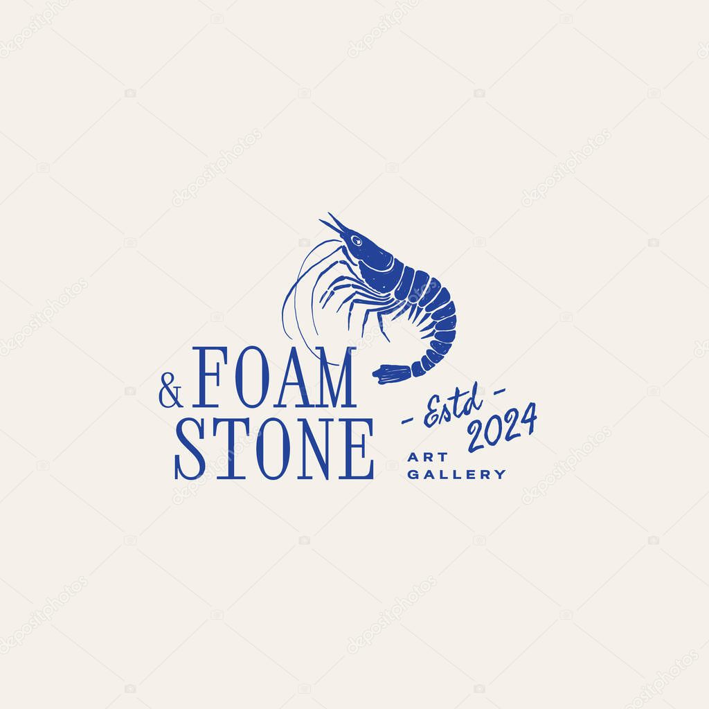 Minimalist ocean-themed vector logo. Features stylized waves and marine elements. Perfect for eco brands, travel agencies, or beach-related businesses.
