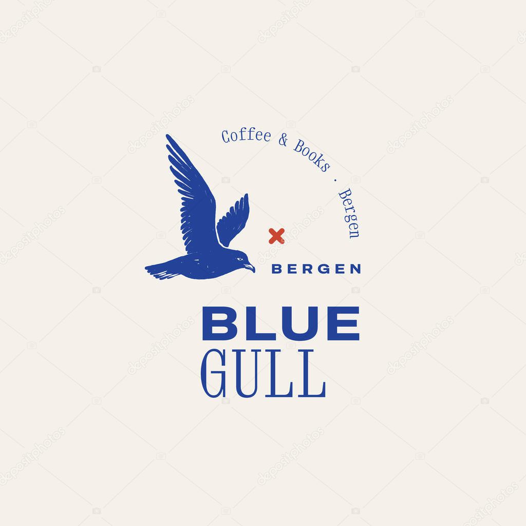Minimalist ocean-themed vector logo. Features stylized waves and marine elements. Perfect for eco brands, travel agencies, or beach-related businesses.