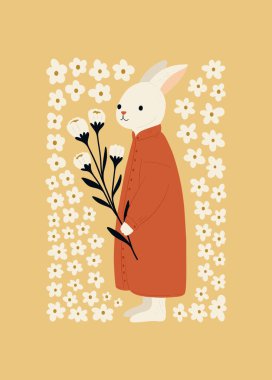 Soyut Çocuk Odası. Modern modaya uygun çocuklar. Duvar kağıdı, duvar dekoru, baskı, kartpostal, kapak, şablon, pankart için el çizimi tasarımı. 