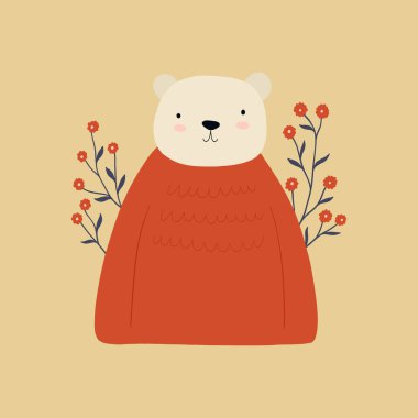 Soyut Çocuk Odası. Modern modaya uygun çocuklar. Duvar kağıdı, duvar dekoru, baskı, kartpostal, kapak, şablon, pankart için el çizimi tasarımı. 