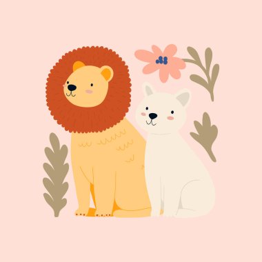 Soyut Çocuk Odası. Modern modaya uygun çocuklar. Duvar kağıdı, duvar dekoru, baskı, kartpostal, kapak, şablon, pankart için el çizimi tasarımı. 