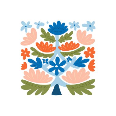 Mutlu Noeller ve mutlu yıllar illüstrasyonu. Modern moda minimal tarz. Duvar kağıdı, duvar dekoru, baskı, kartpostal, kapak, şablon, pankart için el çizimi tasarımı.