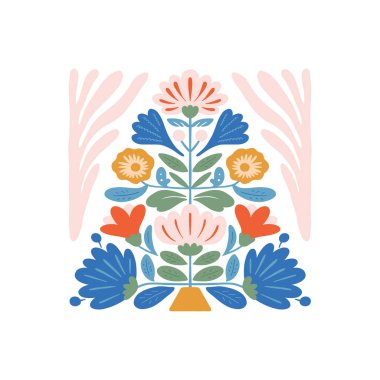 Mutlu Noeller ve mutlu yıllar illüstrasyonu. Modern moda minimal tarz. Duvar kağıdı, duvar dekoru, baskı, kartpostal, kapak, şablon, pankart için el çizimi tasarımı.