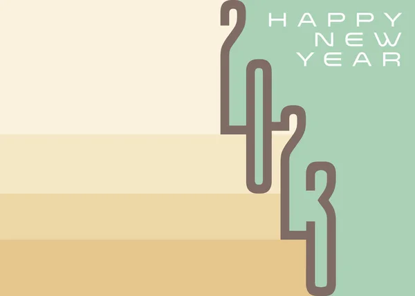 Feliz Ano Novo 2023 Cartão Saudação Retro Design Cartaz —  Vetores de Stock