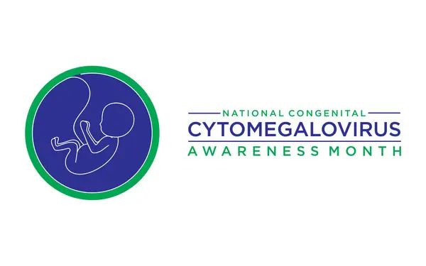 National Cytomegalovirus Cmv Awareness Month June Educates Risks Prevention Resources Gráficos Vectoriales