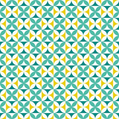 Tekrarlanan kalıplarla soyut vintage arkaplan. Kusursuz soyut çoklu renk deseni.