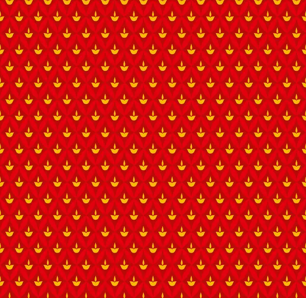Kusursuz kırmızı arkaplan, ince yaprak aksanıyla tekrarlayan dairesel motifler içeriyor. Lüks markalaşma, tekstil ve dekoratif tasarımlar için ideal..