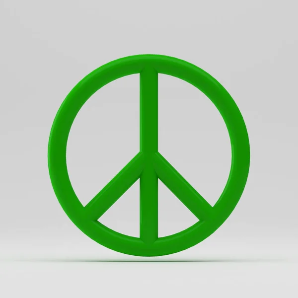 Símbolo Paz Color Delante Del Fondo Ilustración — Foto de Stock