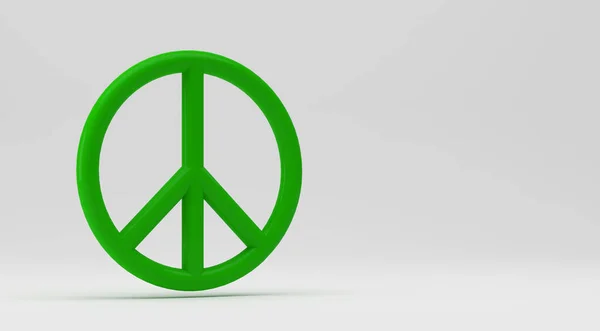 Símbolo Paz Color Delante Del Fondo Ilustración —  Fotos de Stock