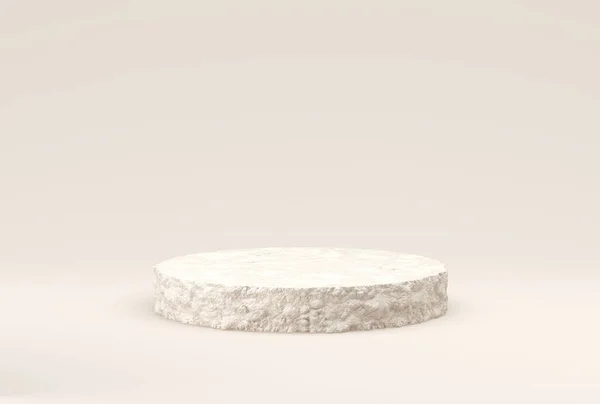 Modelo Pedra Abstrata Com Fundo Sombra Embaçada Ilustração — Fotografia de Stock
