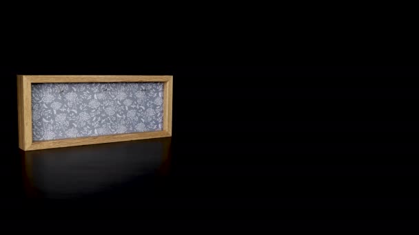Деревянный Календарный Блок Показывающий Дату Января Которая Является Двенадцатой Ночью — стоковое видео