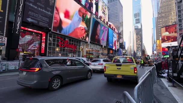 Nova York Eua Dezembro 2022 Filmagem Cidade Nova York Nos — Vídeo de Stock