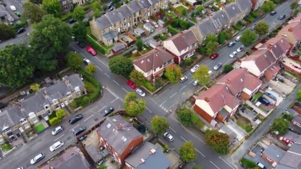 Aerial Footage Village Birkby Large Multi Cultural Suburb Close Town — Vídeos de Stock