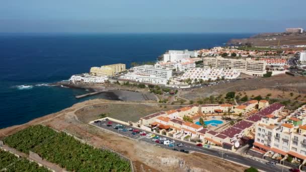 Images Aériennes Drones Belle Ville Costa Adeje Santa Cruz Tenerife — Video