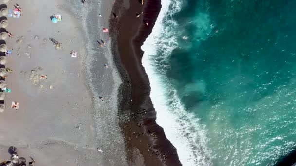 Filmagem Drones Aéreos Bela Cidade Costa Adeje Santa Cruz Tenerife — Vídeo de Stock