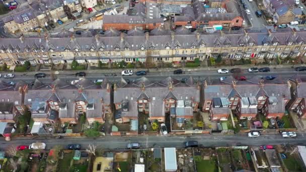 Zdjęcia Dronów Brytyjskiego Miasta Harrogate Miasta North Yorkshire Anglii Wschód — Wideo stockowe