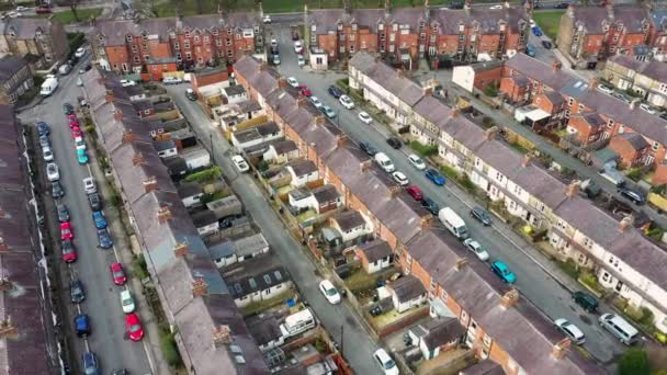 Zdjęcia Dronów Brytyjskiego Miasta Harrogate Miasta North Yorkshire Anglii Wschód — Wideo stockowe