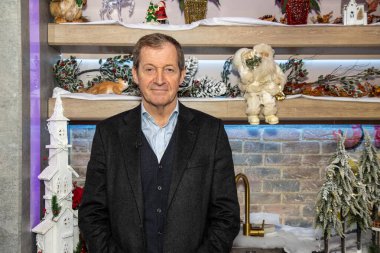 Leeds UK, 21st Sep 2020: The writer, communicator and strategist best known for his role as former British Prime Minister Tony Blair's spokesman Alastair Campbell on the set of a live TV show in Leeds clipart