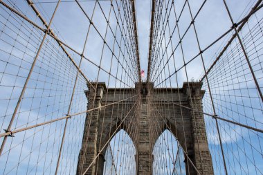 Ünlü Brooklyn Köprüsü Amerika Birleşik Devletleri 'nin New York şehrinde yer almaktadır.