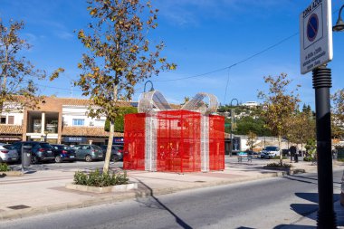 La Cala de Mijas, Malaga, İspanya, 5 Aralık 2024: Fotoğraf İspanya 'nın Mijas kentindeki La Cala kasabasında çekildi.