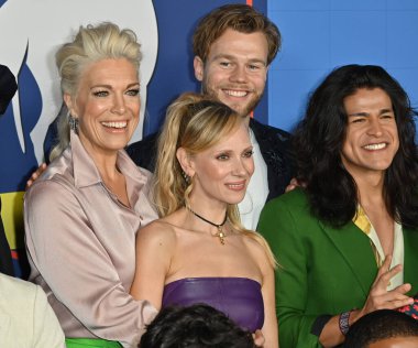 LOS ANGELES, CA. 10 Haziran 2023: Hannah Waddingham, Juno Temple, David Elsendoorn & Cristo Fernandez Televizyon Akademisi 'ndeki 