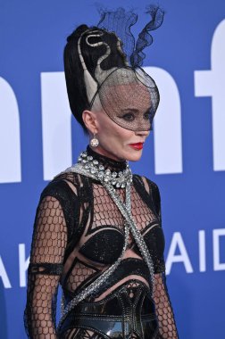 Antibes, Frances. 25 Mayıs 2023 Halsey Gala Cannes 'a vardı.