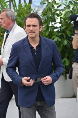 FRANSA, FRANSA. 24 Mayıs 2023: Matt Dillon 76. Cannes Festivali 'nde Asteroid Şehri' nin fotoğraf çekiminde.