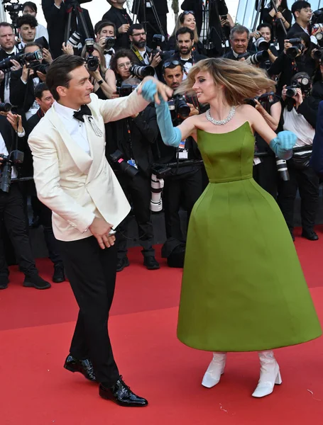 Cannes France May 2023 Rupert Friend Maya Hawke Premiere Asteroid — Stock Photo, Image