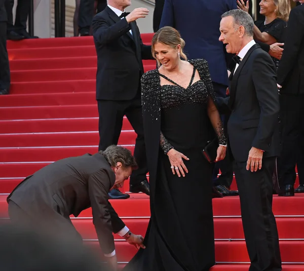 Cannes France May 2023 Bryan Cranston Rita Wilson Tom Hanks — Stock Photo, Image