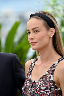 FRANSA, FRANSA. 16 Mayıs 2023: 76. Cannes Festivali 'nde Cannes Jürisi için yapılan fotoğraf çağrısında Brie Larson