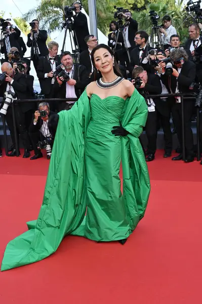Kanoner Frankrike Maj 2023 Michelle Yeoh Vid Premiären För Firebrand — Stockfoto
