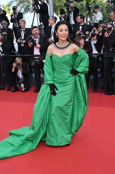Cannes França Maio 2023 Michelle Yeoh Estreia Firebrand 76Th Festival — Fotografia de Stock