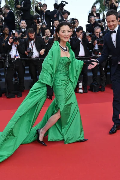 Cannes Francia Mayo 2023 Michelle Yeoh Estreno Firebrand 76º Festival —  Fotos de Stock
